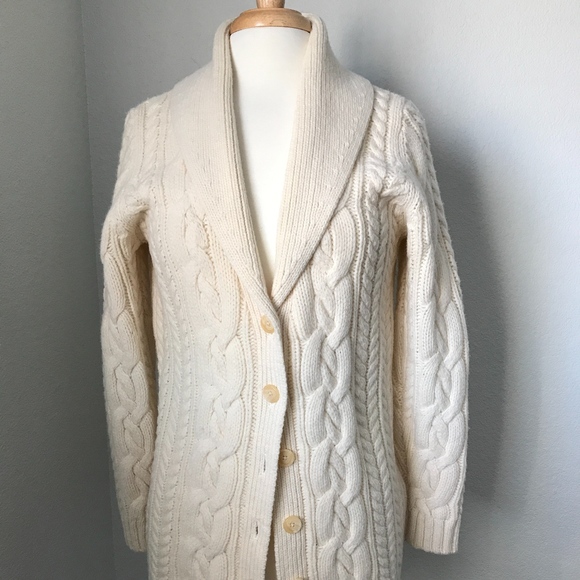 lands end knit cardigan